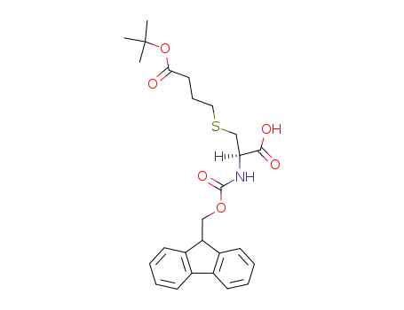 4-[(2R)-carboxy-2-(9H-fluoren-9-ylmethoxycarbonylamino)ethylsulfanyl]butyric acid tert butyl ester